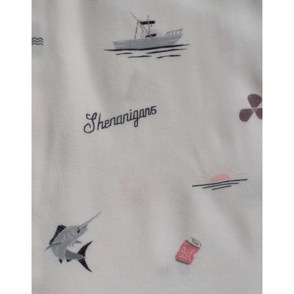 Jetty Button Up Shirt Men Large Novelty Fishing Vacation Beach Resort Fun Dad - Picture 4 of 8